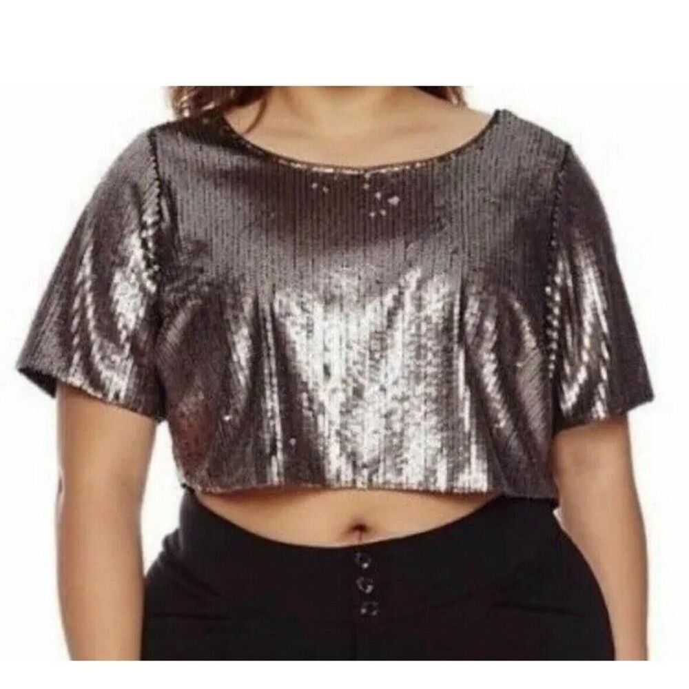 Source-unknown Women's Pink Crop-top